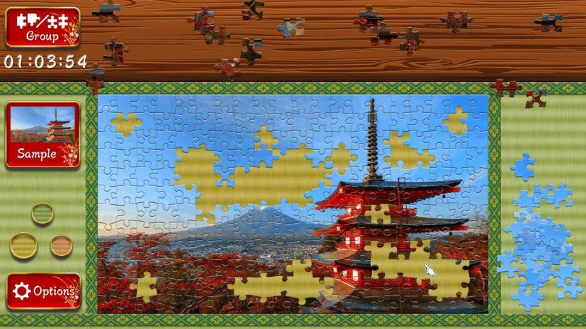 动态拼图：美丽的日本风景